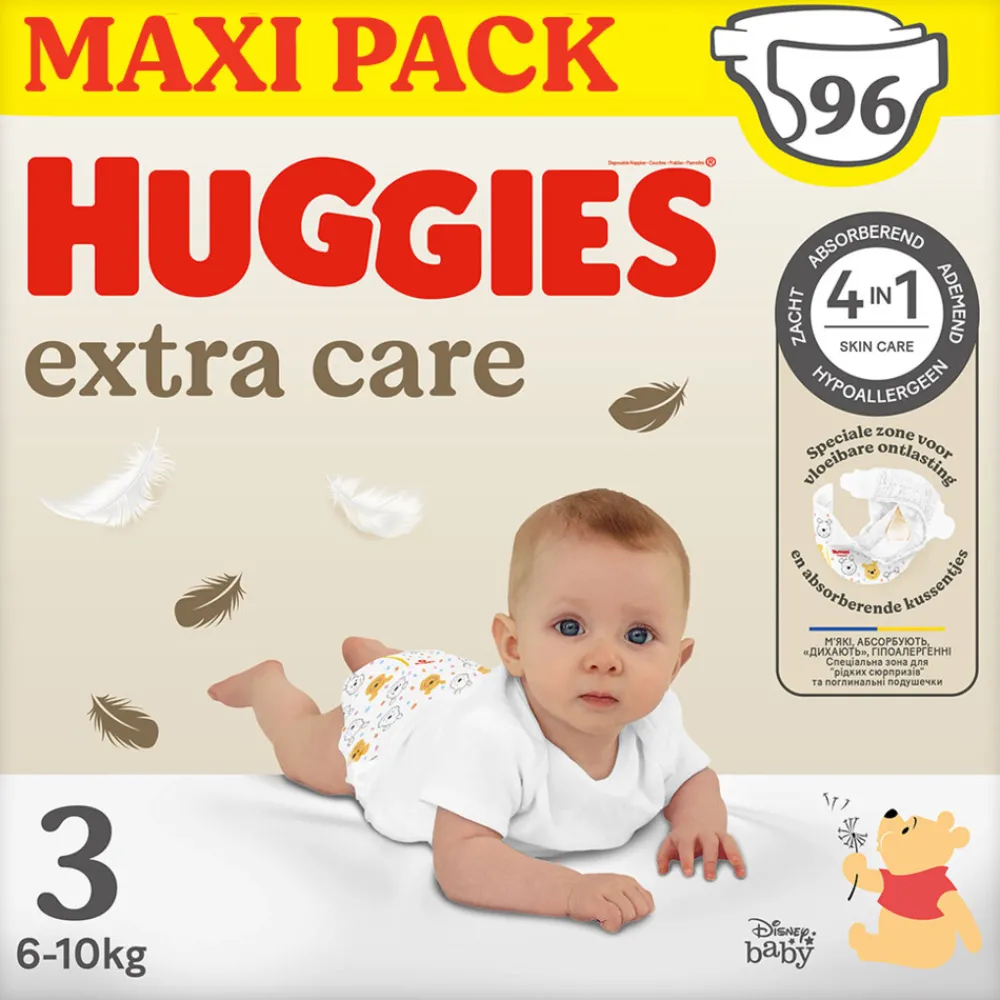 Extra Care Luiers Maat 3 (6 - 10 kg) 96 stuks^Huggies Online