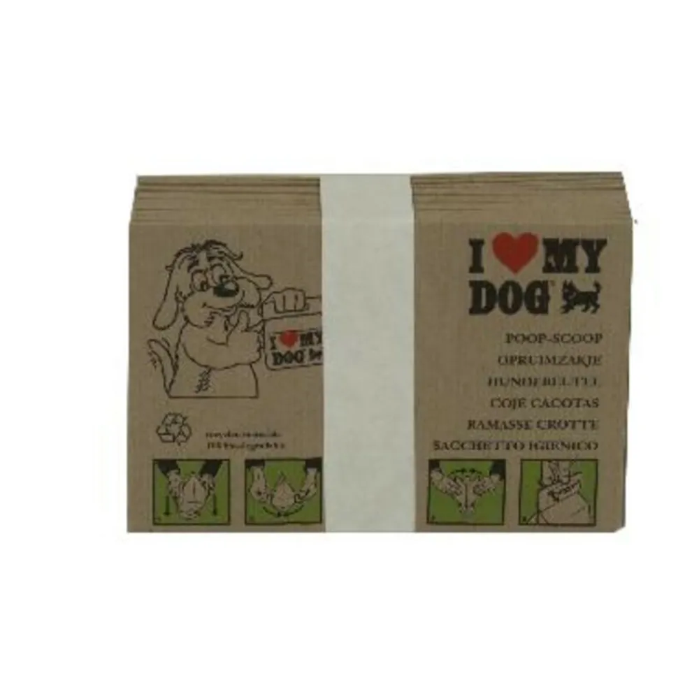Bundel Poepzakjes 10 stuks^I Love My Dog New