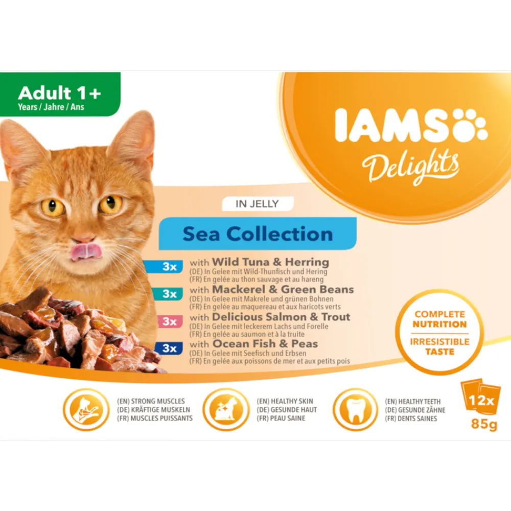 Best Delights Sea Collection in Saus 12 x 85 gr Kattenvoer