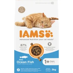 Kattenvoer<IAMS Kat Adult Oceaanvis 3 kg