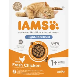 Kat Adult Sterilised - Overweight Kip 800 gr^IAMS