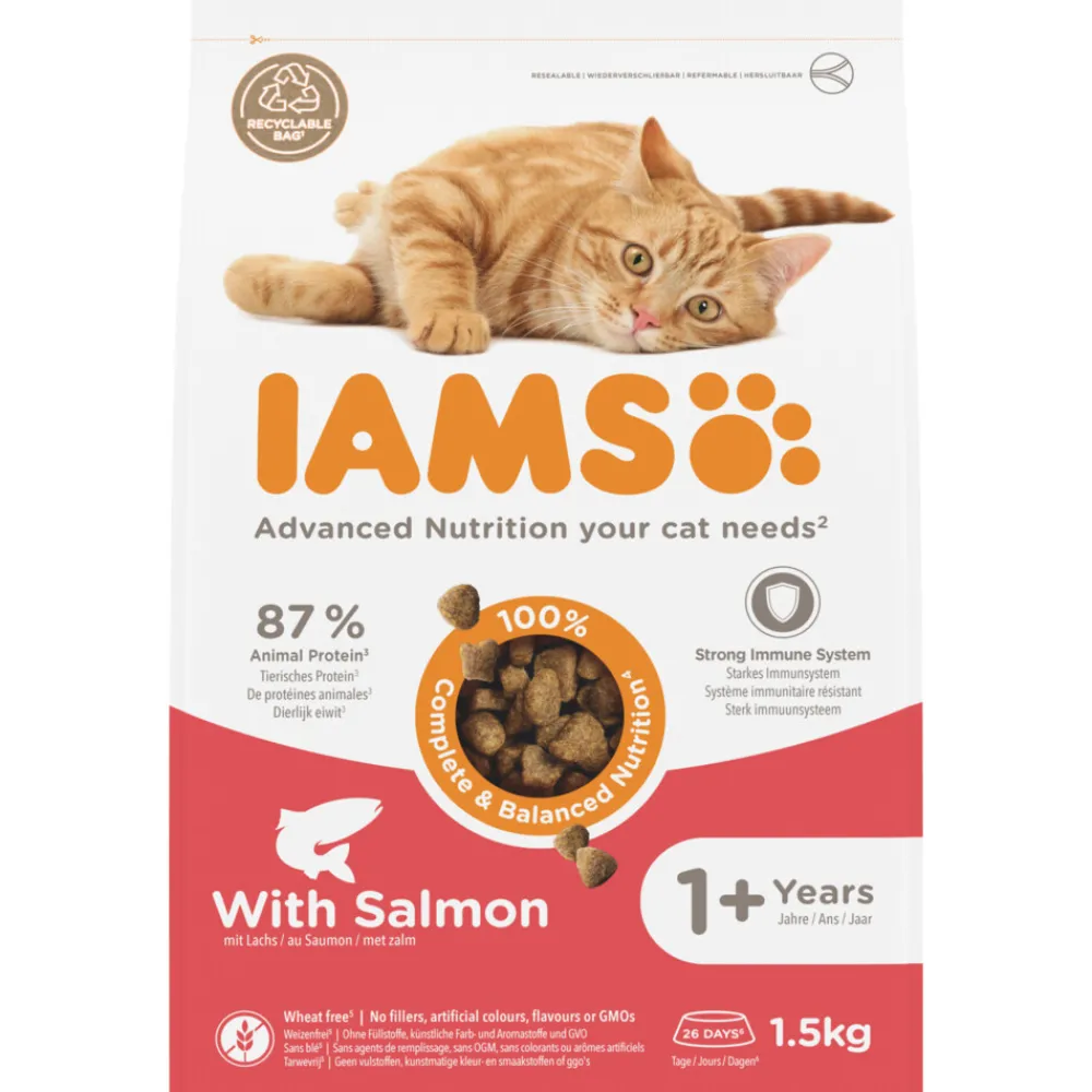 Hot Kat Adult Zalm 1,5 kg Kattenvoer