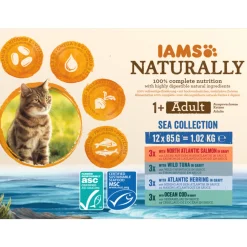 Hot Naturally Multipack Adult Sea Collection 12 x 85 gr Kattenvoer