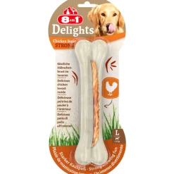 Snacks<8in1 Delights Bones Strong Kip L