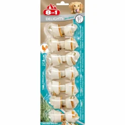 Snacks<8in1 Delights Pro Dental Kip XS 7 stuks