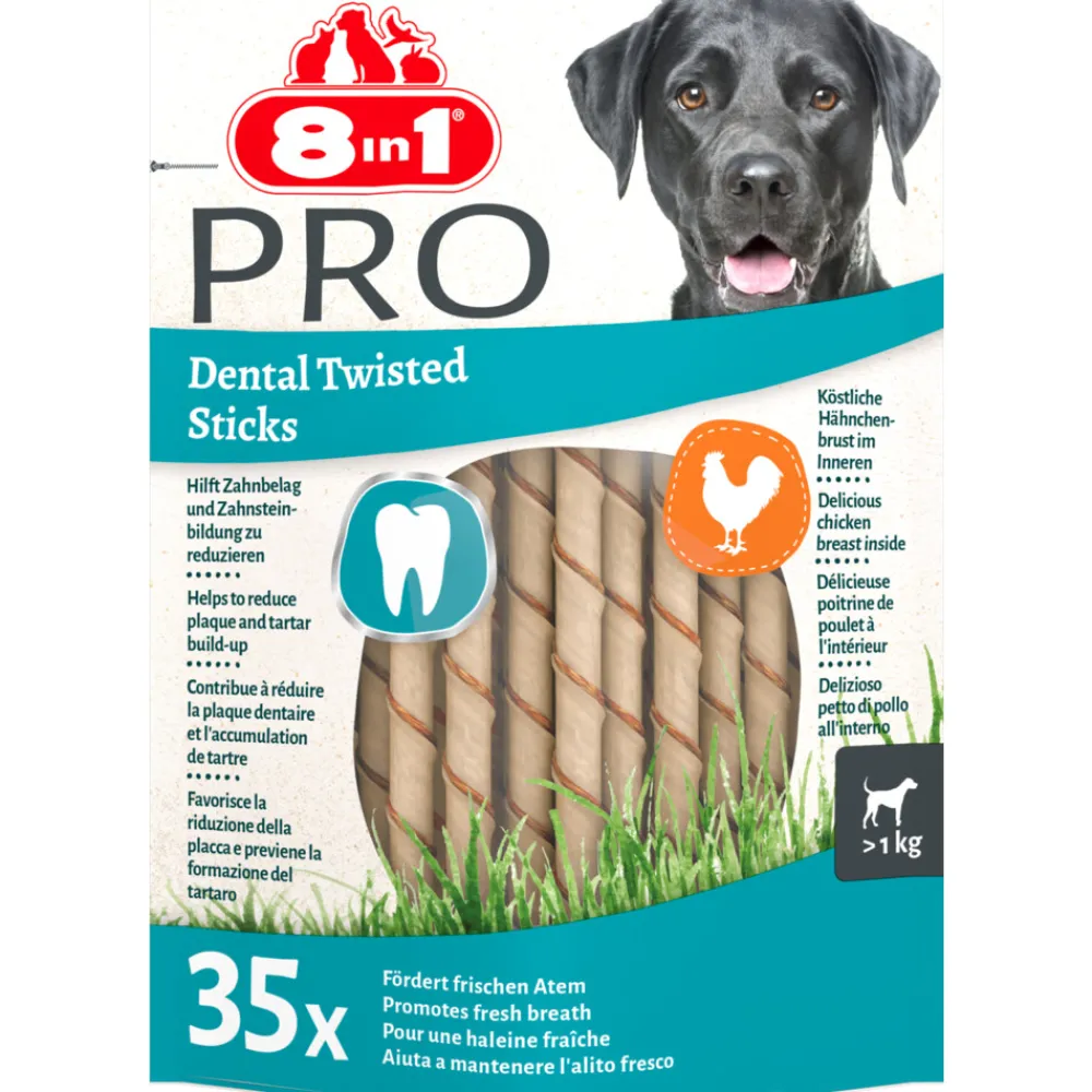 Online Delights Pro Dental Twist Sticks Kip 35 stuks Snacks