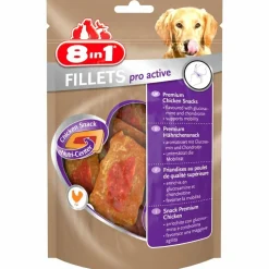Snacks<8in1 Fillets Pro Active Kip 80 gr
