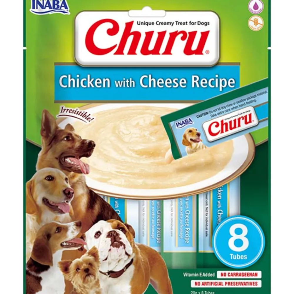 New Churu Hondensnack Chicken & Cheese 8 x 20 gr Snacks