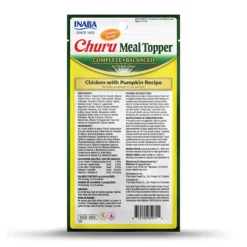 Hondenvoer<Inaba Churu Meal Topper Hondenvoer Chicken & Pumpkin 4 x 14 gr