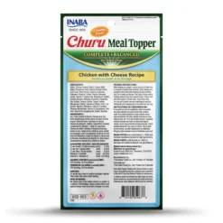 Churu Meal Topper Hondenvoer Chicken & Cheese 4 x 14 gr^Inaba