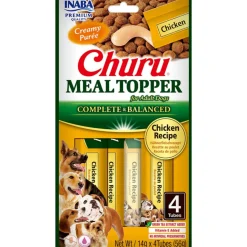 Hondenvoer<Inaba Churu Meal Topper Hondenvoer Chicken 4 x 14 gr