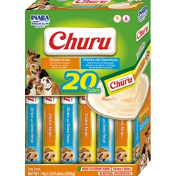 Churu Puree Hondensnack Multipack Chicken & Cheese 20 x 14 gr^Inaba Sale