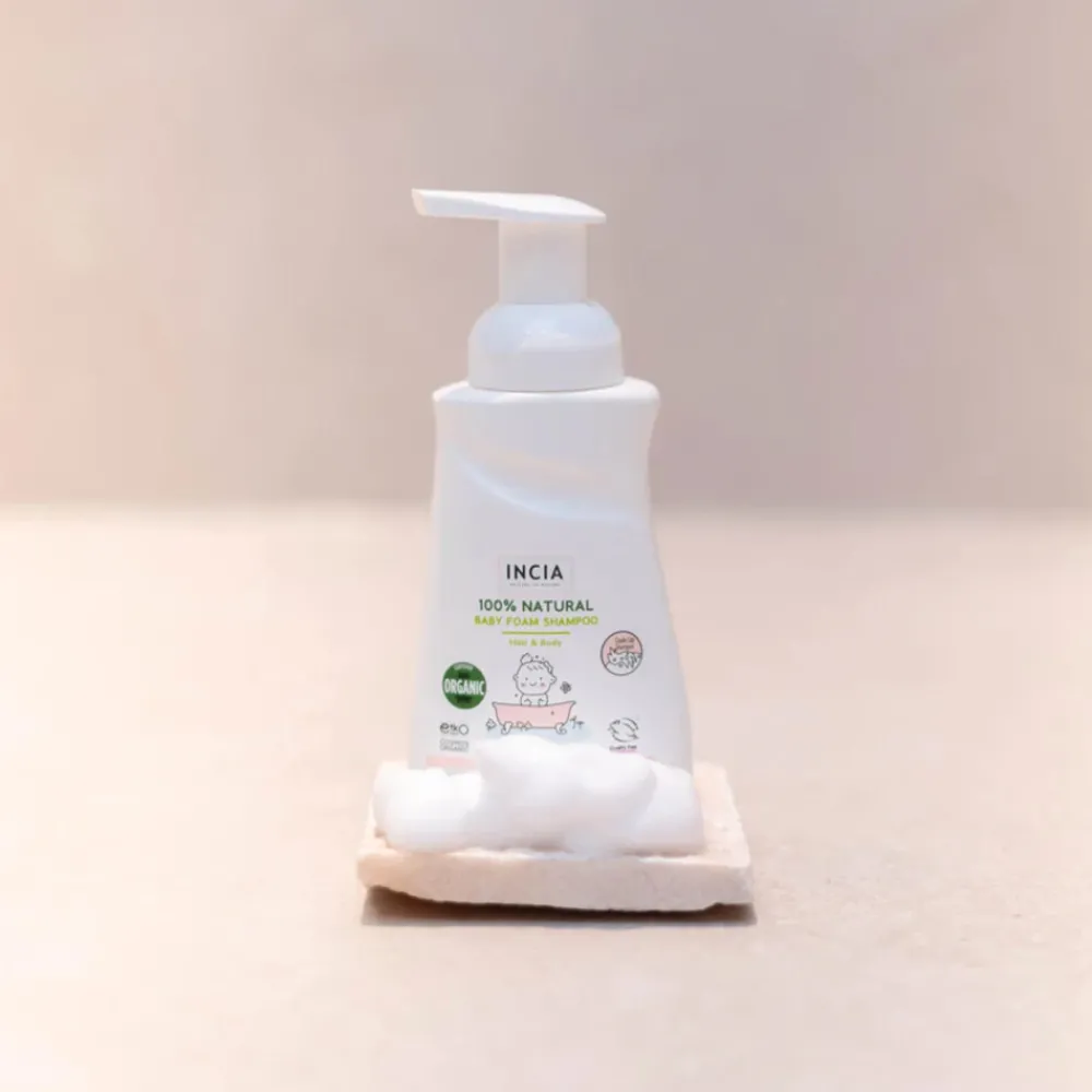 100% Natuurlijke Baby Shampoo Schuim Hair & Body 200 ml^INCIA Hot