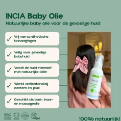 Lichaamsverzorging<INCIA 100% Natuurlijke Babyolie 110 ml
