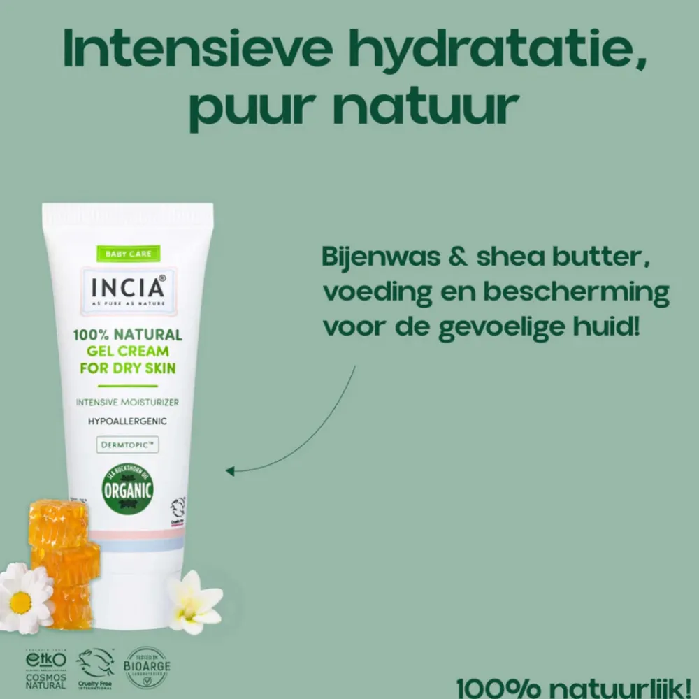 Online 100% Natuurlijke Gelcrème Droge Huid 60 ml Huidverzorging