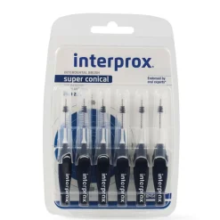 Flossen & Ragen<Interprox Ragers Super Conical Donkerblauw PHD 2.0 6 stuks