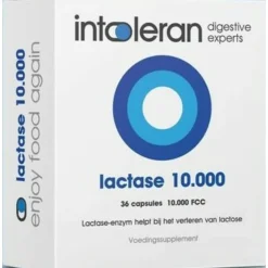 Lactase 10.000 36 capsules^Intoleran Outlet