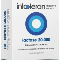 New Lactase 20.000 50 tabletten Speciale Bestanddelen