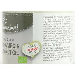 Olie & Azijn<Its Amazing It's Amazing Biologische Kokosolie Extra Virgin 500 ml