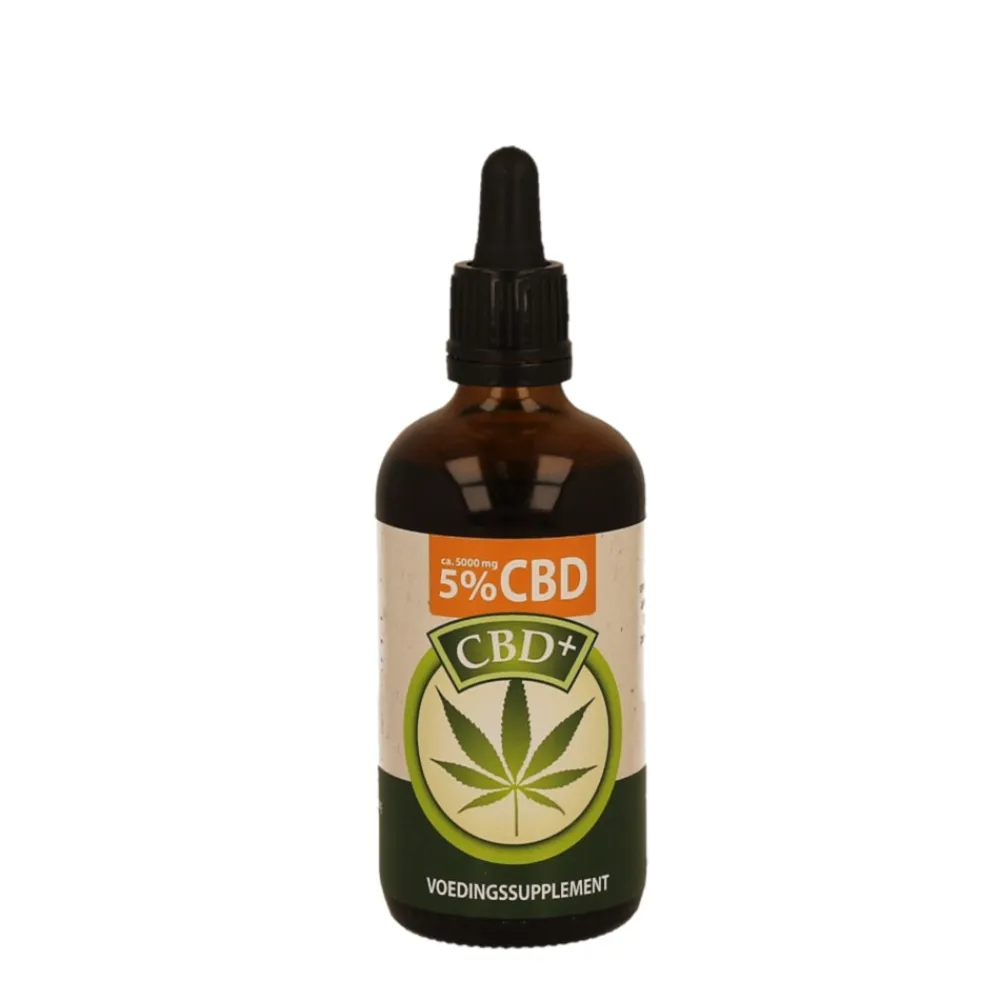 Sale Cbd Plus Olie 5% 100 ml Speciale Bestanddelen