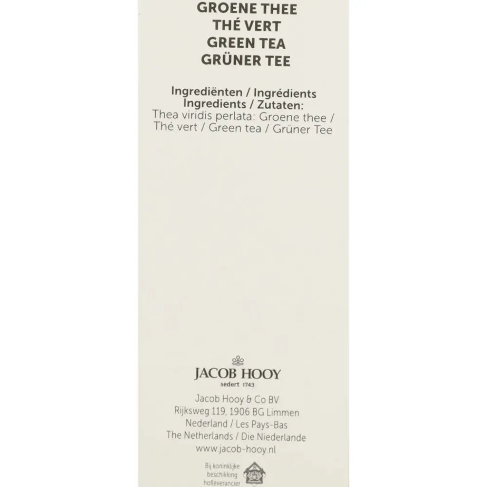 Thee<Jacob Hooy Groene Thee 20 stuks
