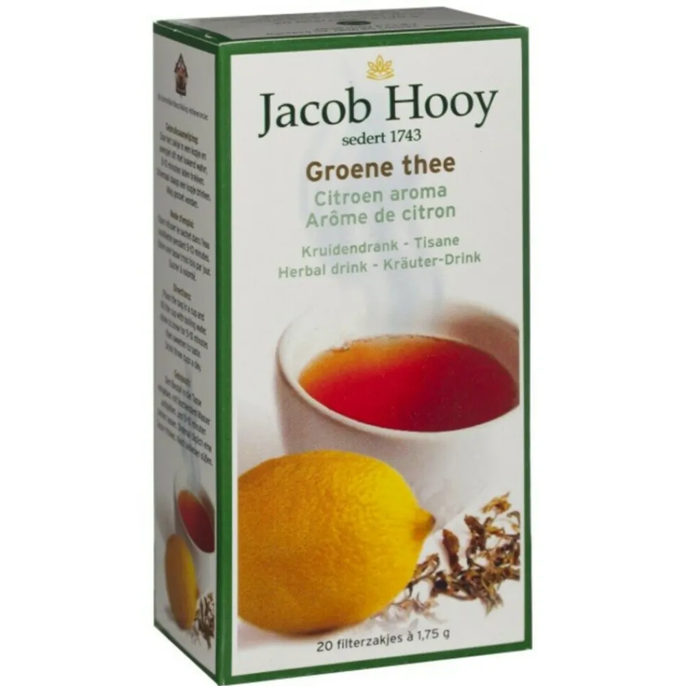 Groene Thee Met Lemon 20 stuks^Jacob Hooy Sale