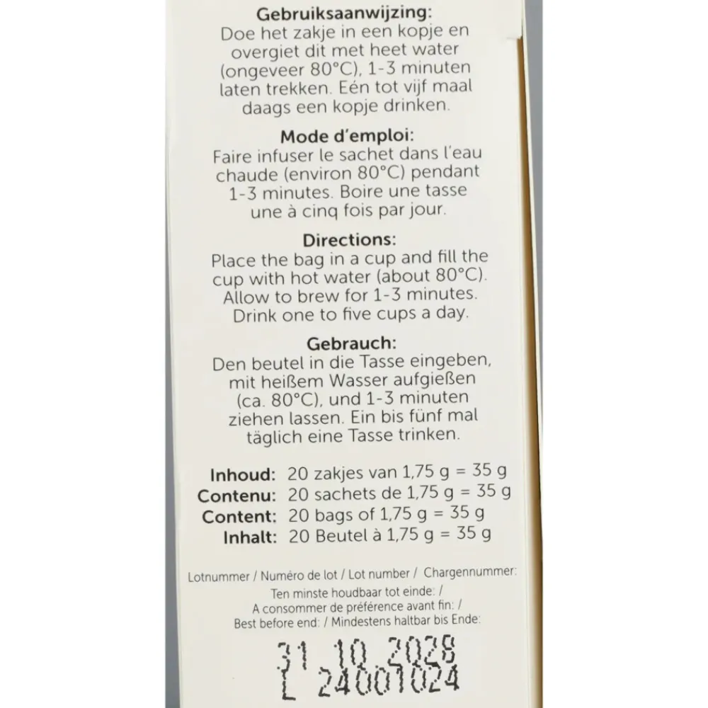 Groene Thee Met Lemon 20 stuks^Jacob Hooy Sale