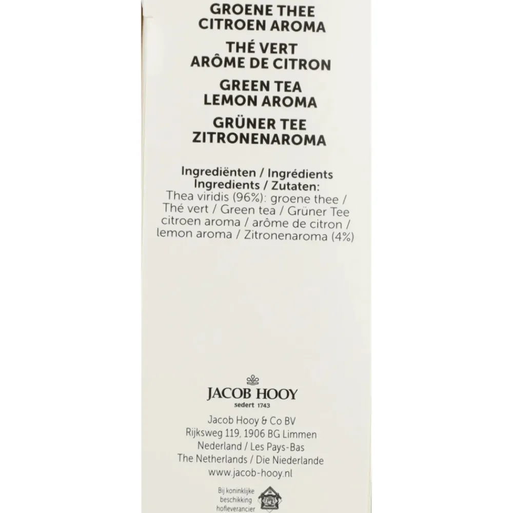 Groene Thee Met Lemon 20 stuks^Jacob Hooy Sale