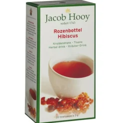 Thee<Jacob Hooy Thee Rozenbottel 20 stuks