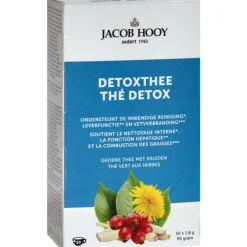 Thee<Jacob Hooy Theezakjes Detox 50 stuks
