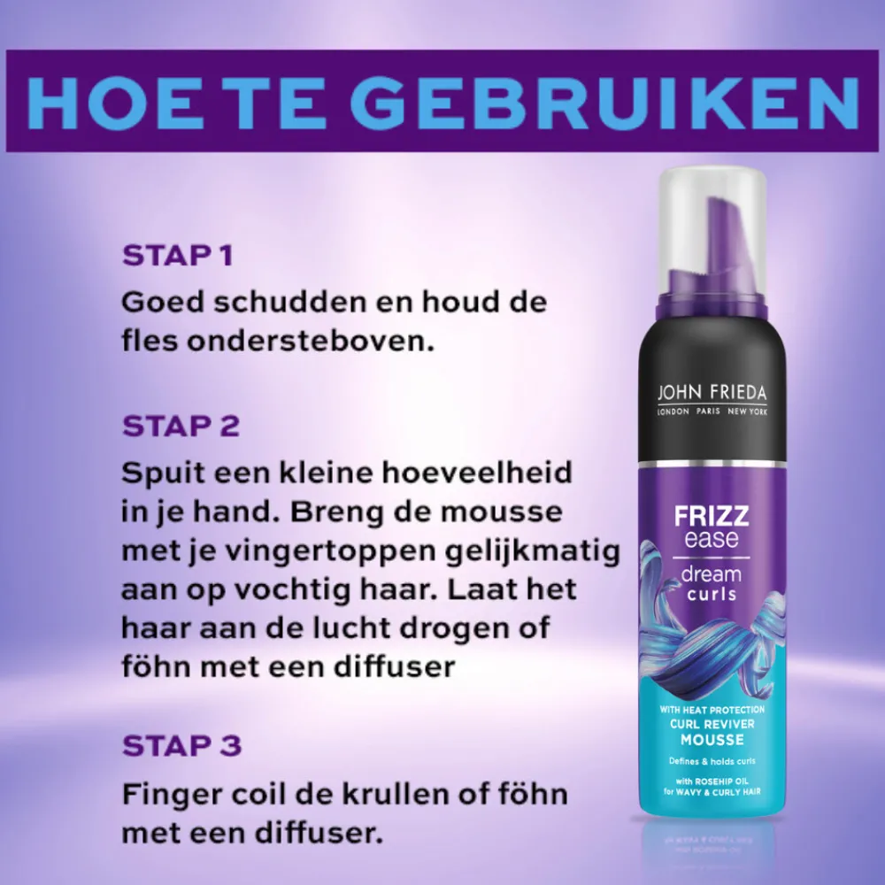 Online Frizz-Ease Dream Curls Reviver Mousse 200 ml Haarstyling