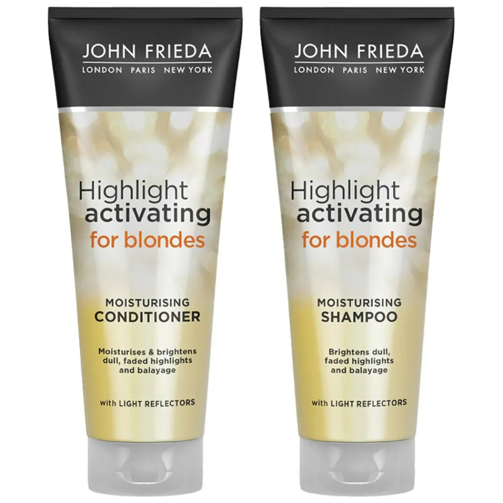 Sheer Blonde Highlight Activating - Shampoo 1x 250 ml & Conditioner 1x 250 ml - Pakket^John Frieda Hot