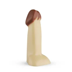 Intieme Hulpmiddelen< Jongeheer Penis Chocolade Wit 100 gr