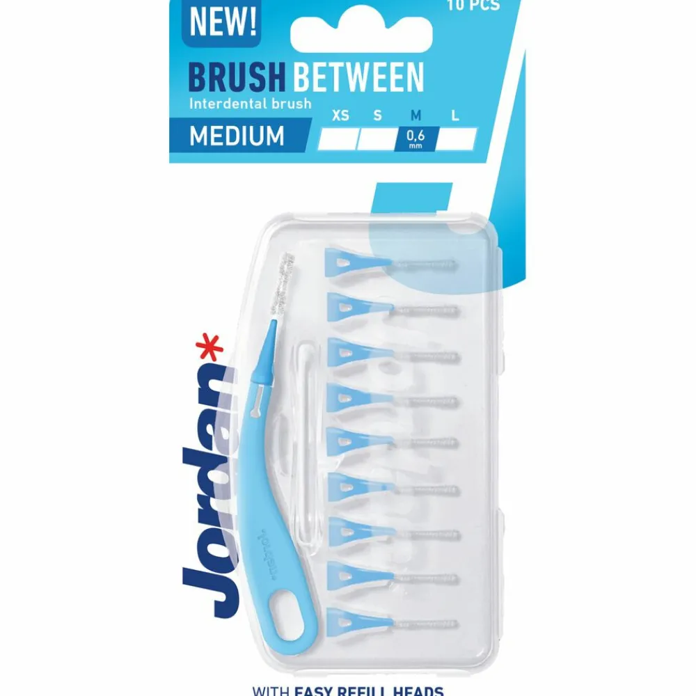 Flossen & Ragen<Jordan Interdentaal Brush M 0,6 mm 10 stuks