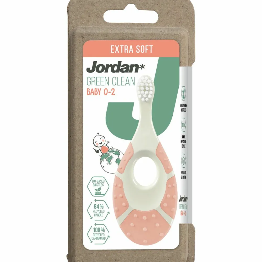 Mondverzorging|Specialistische Mondverzorging<Jordan Tandenborstel Green Clean Step 1 Baby (0-2 jaar)