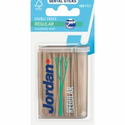 Flossen & Ragen<Jordan Tandenstokers Double Ended Regular 100 stuks