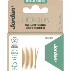Clearance Tandenstokers Green Clean Dun 100 stuks Flossen & Ragen