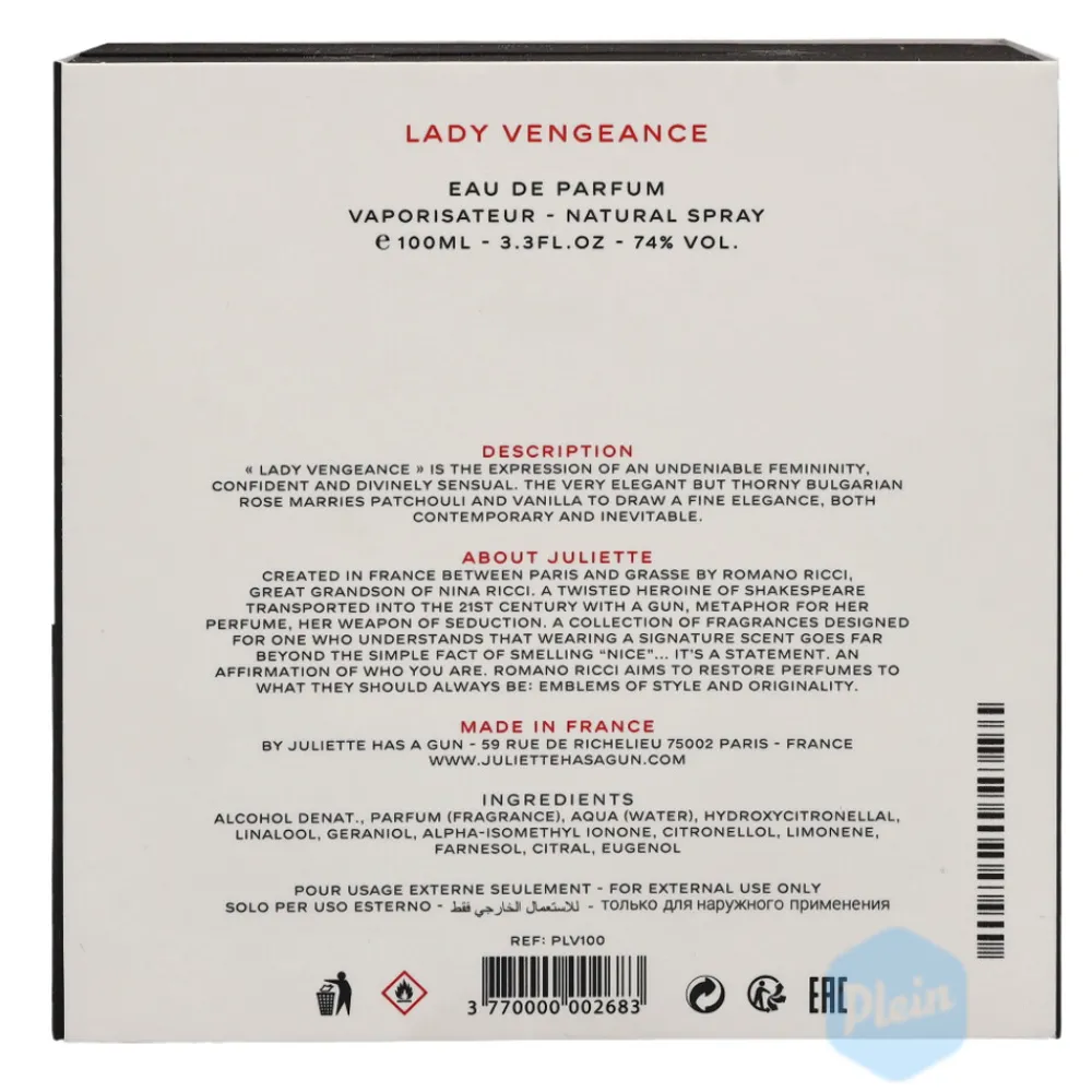Best Lady Vengeance Eau de Parfum 100 ml Voor Haar