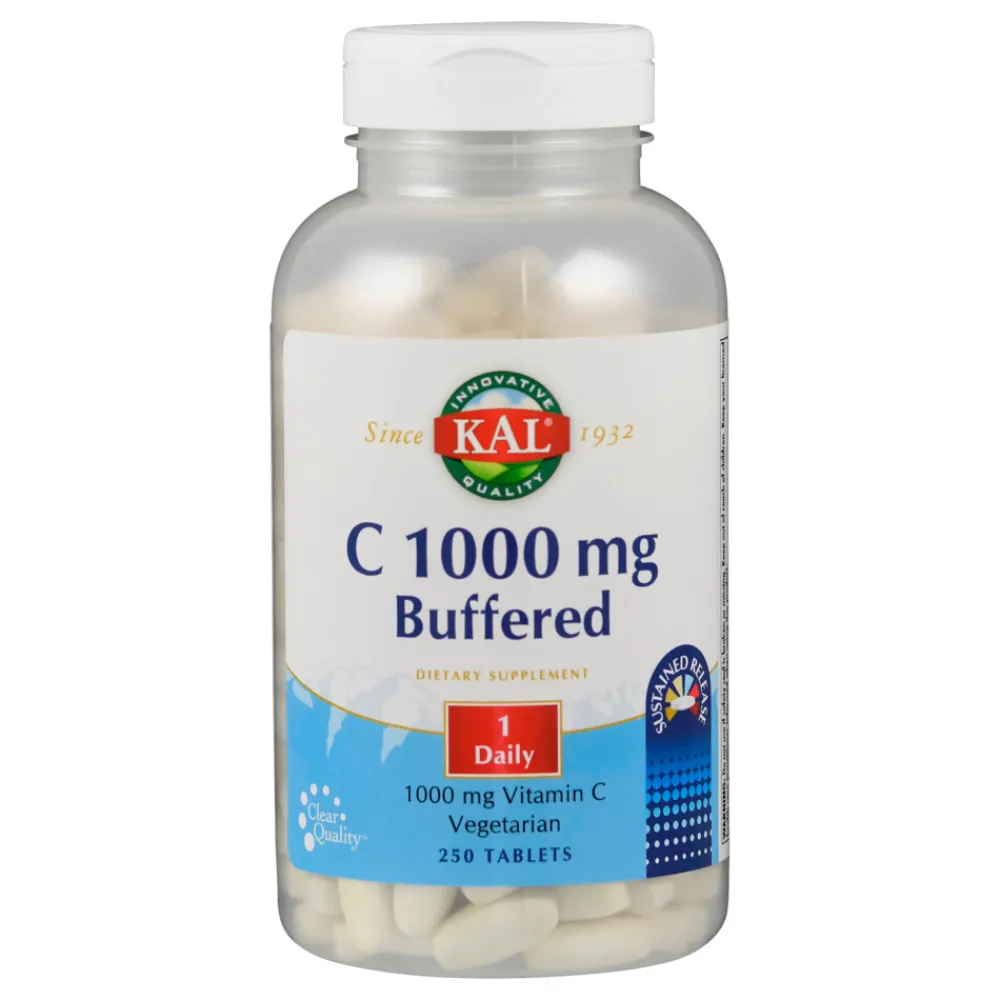 Vitaminen<KAL Vitamine C 1000mg Gebufferd 250 tabletten