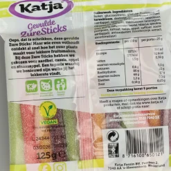 Gevulde Zure Stick mix 125 gr^Katja Discount