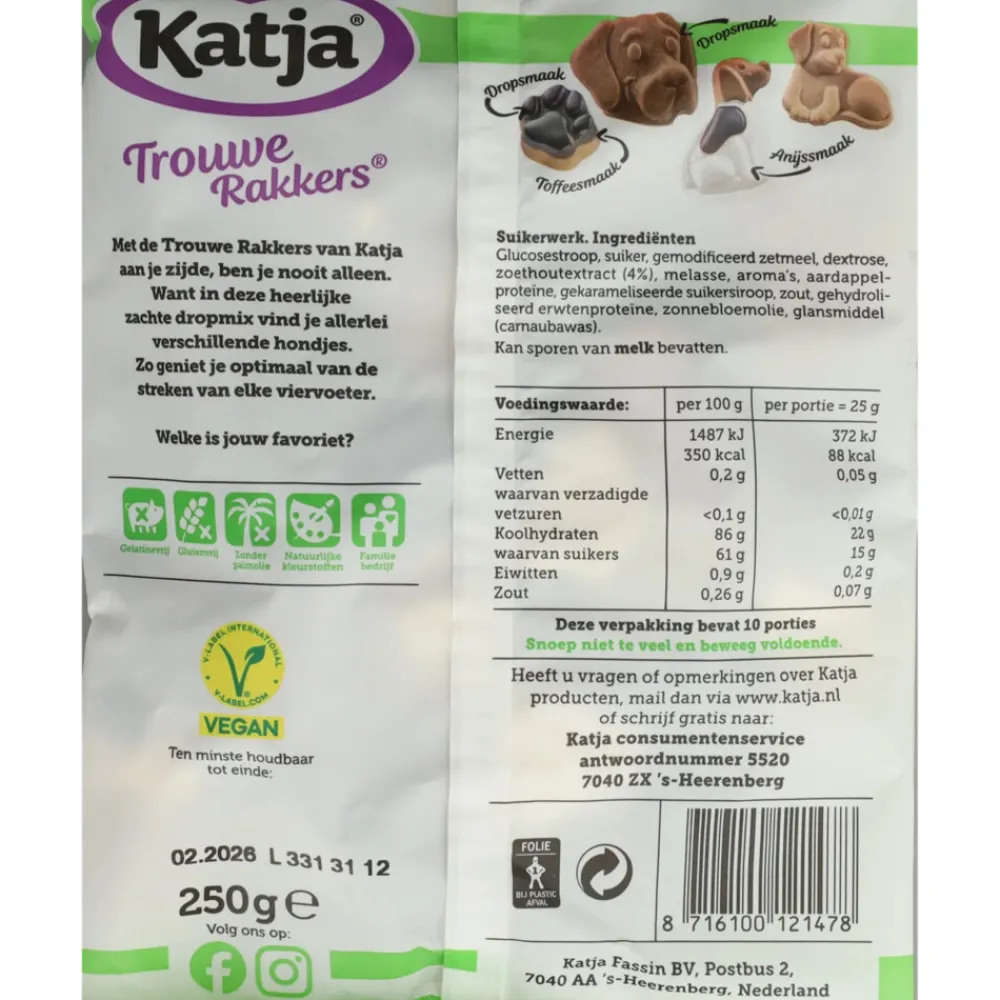 Snoep<Katja Trouwe Rakkers 250 gr