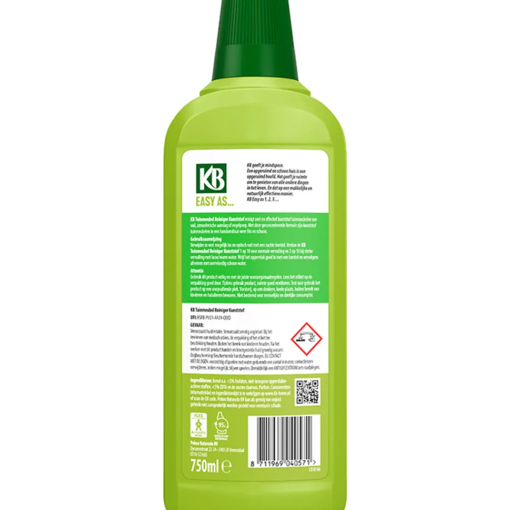 Reinigingsmiddelen<KB Easy Tuinmeubelreiniger Kunststof Concentraat 750 ml