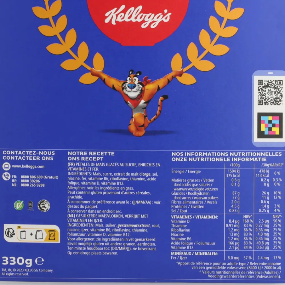Clearance Kellogg's Frosties Ontbijtgranen 330 gr Ontbijtgranen