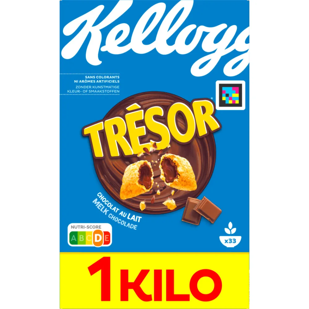 Kellogg's Tresor Melk Chocolade 1000 gr^Kelloggs
