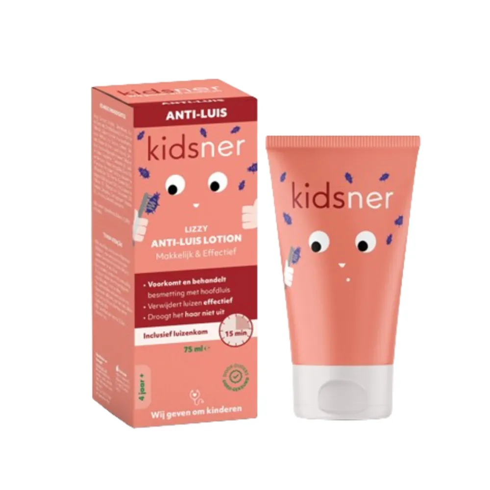 Gezondheidsproducten<Kidsner Lizzy Anti Luizen Lotion + Luizenkam 75 ml