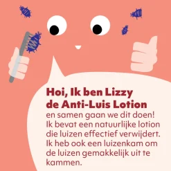 Gezondheidsproducten<Kidsner Lizzy Anti Luizen Lotion + Luizenkam 75 ml