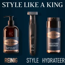 Baard- en Gezichtsreiniger 350 ml^King C. Gillette Hot