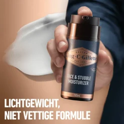 Scheren & Ontharen<King C. Gillette Hydraterende Gezicht en Stoppelbaard Crème 100 ml