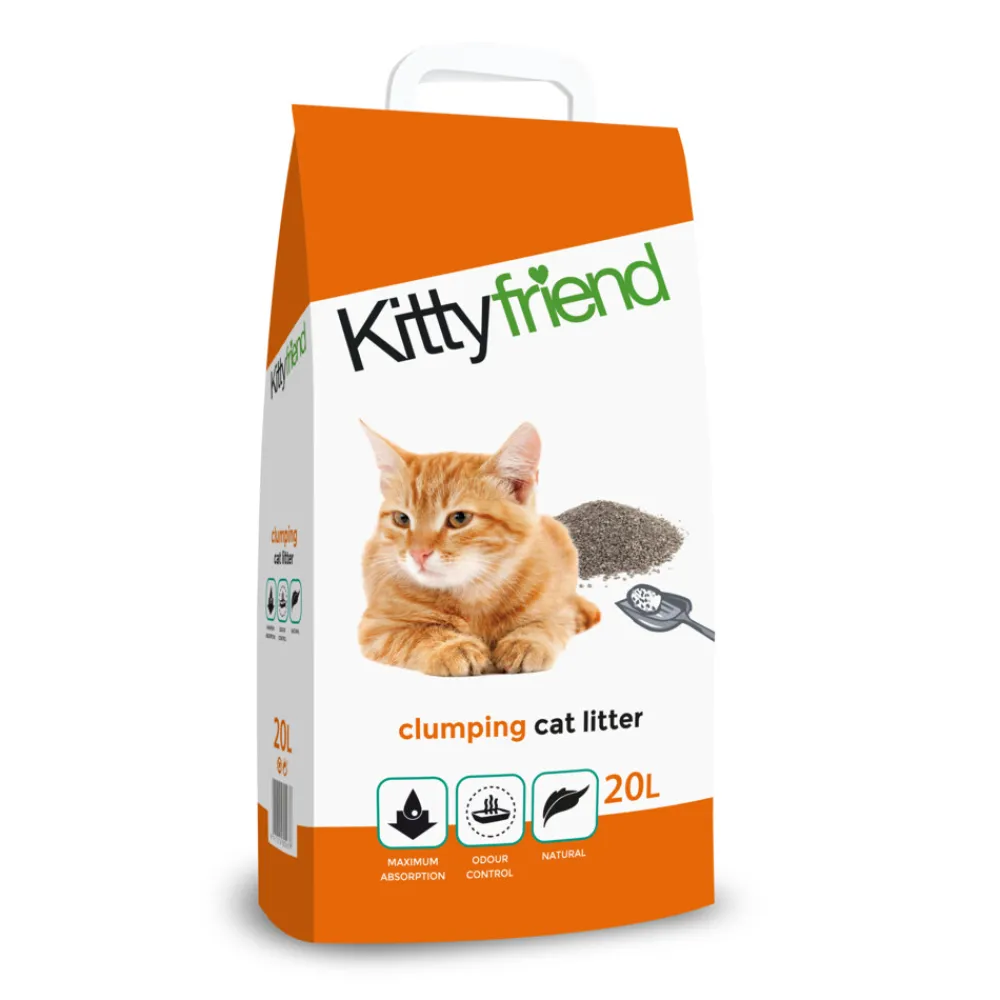 Kattenbakvulling<Kitty Friend Kattenbakvulling Clumping 20 liter