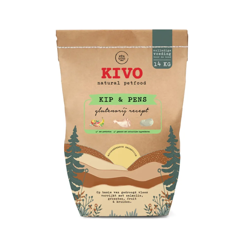 New Kip & Pens Glutenvrij 14 kg Hondenvoer